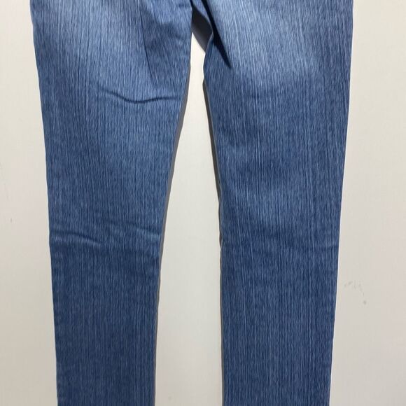 Aeropostale Women's Blue Whiskering Medium Wash Skinny Ankle Jeans Size 0 Long - Picture 8 of 11